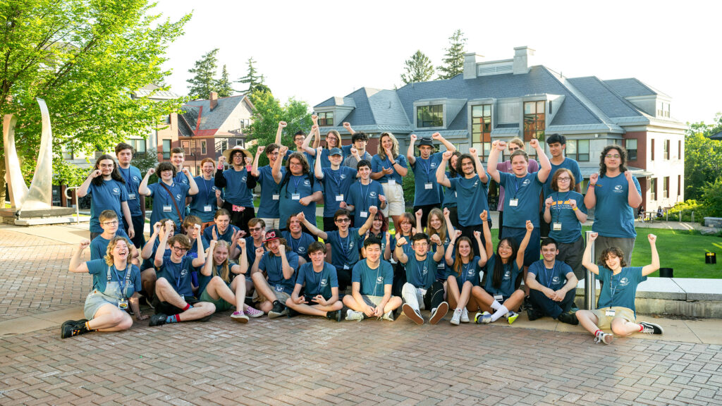 group shot of pre-college students